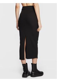 Calvin Klein Spódnica midi Q-Nova K20K205339 Czarny Slim Fit. Kolor: czarny. Materiał: syntetyk #4