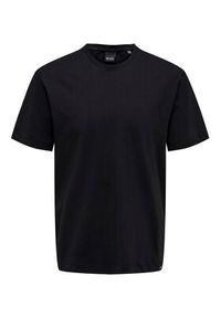 Only & Sons T-Shirt 22025208 Czarny Regular Fit. Kolor: czarny. Materiał: bawełna #2