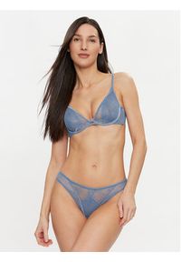 Hunkemöller Biustonosz z fiszbiną Molly 204623 Niebieski. Kolor: niebieski. Materiał: syntetyk #4