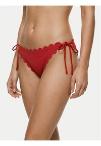 Hugo - HUGO Dół od bikini Original 50555675 Czerwony Regular Fit. Kolor: czerwony. Materiał: syntetyk #1