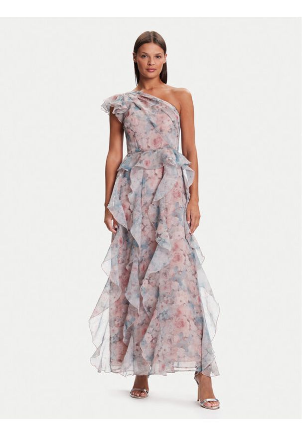 Vero Moda Sukienka koktajlowa Sabrina 10343819 Kolorowy Regular Fit. Materiał: syntetyk. Wzór: kolorowy. Styl: wizytowy