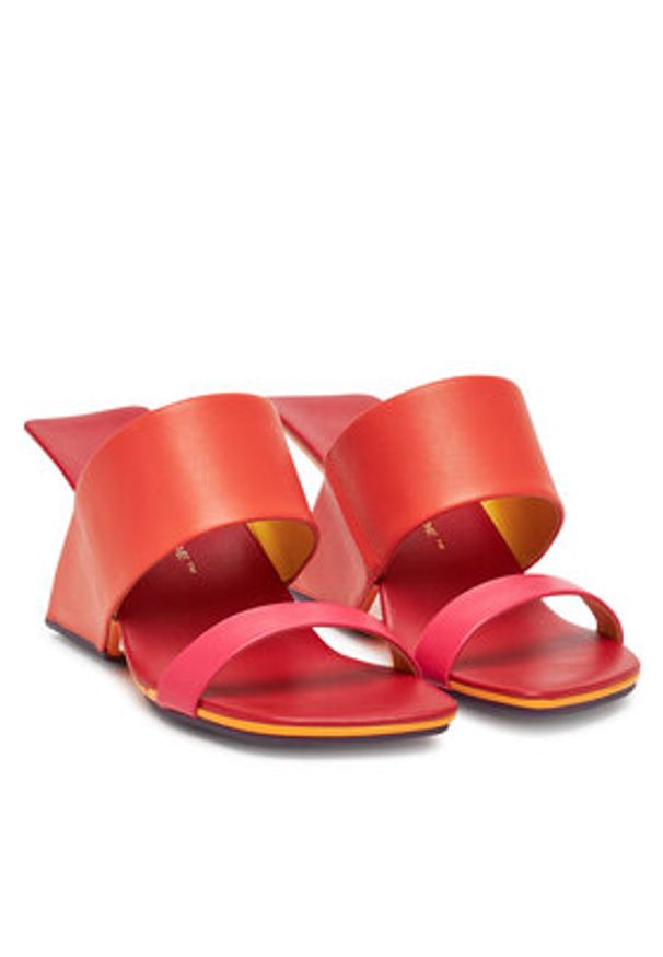 United Nude Klapki Loop Hi 1000587016 Pomarańczowy. Kolor: pomarańczowy. Materiał: skóra