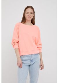 GAP bluza damska kolor różowy wzorzysta. Kolor: różowy. Długość rękawa: raglanowy rękaw