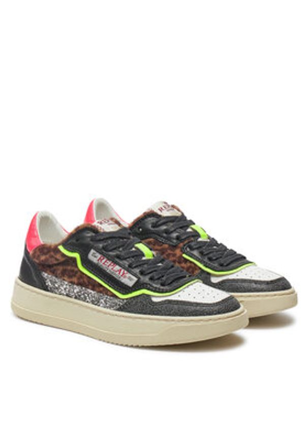 Replay Sneakersy GWZ3T .000.C0033L 2611 Czarny. Kolor: czarny. Materiał: skóra