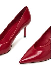 Aldo Szpilki Ellena 14295984 Czerwony. Kolor: czerwony. Materiał: skóra. Obcas: na szpilce #5