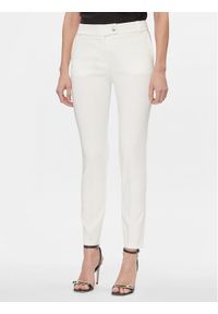 Rinascimento Spodnie materiałowe CFC0117747003 Biały Regular Fit. Kolor: biały. Materiał: syntetyk