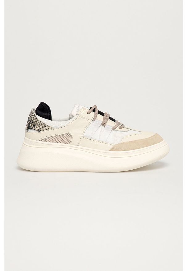 MOA Concept - Buty. Nosek buta: okrągły. Zapięcie: sznurówki. Kolor: biały. Materiał: guma. Obcas: na platformie
