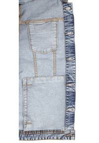 Przejściowa Kurtka Jeansowa (Katana) - Pako Jeans - Niebieska. Kolor: niebieski. Materiał: elastan, tkanina, bawełna. Styl: klasyczny #5