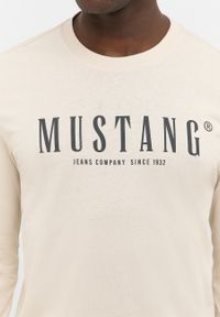 Męski Longsleeve Mustang Style Asheville Oatmeal 1016873 4092. Długość rękawa: długi rękaw #3