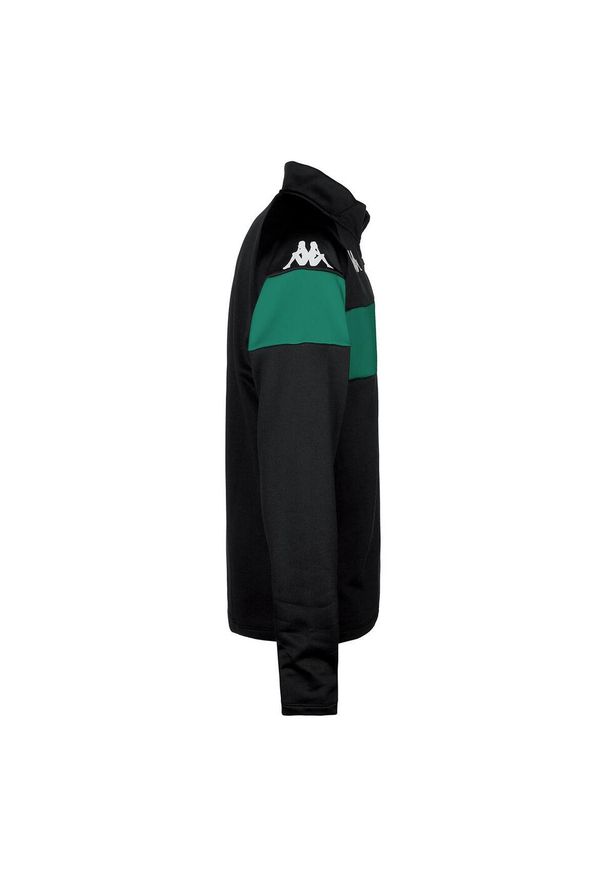 Bluza Kappa Dovare. Kolor: czarny, zielony, wielokolorowy. Sport: fitness