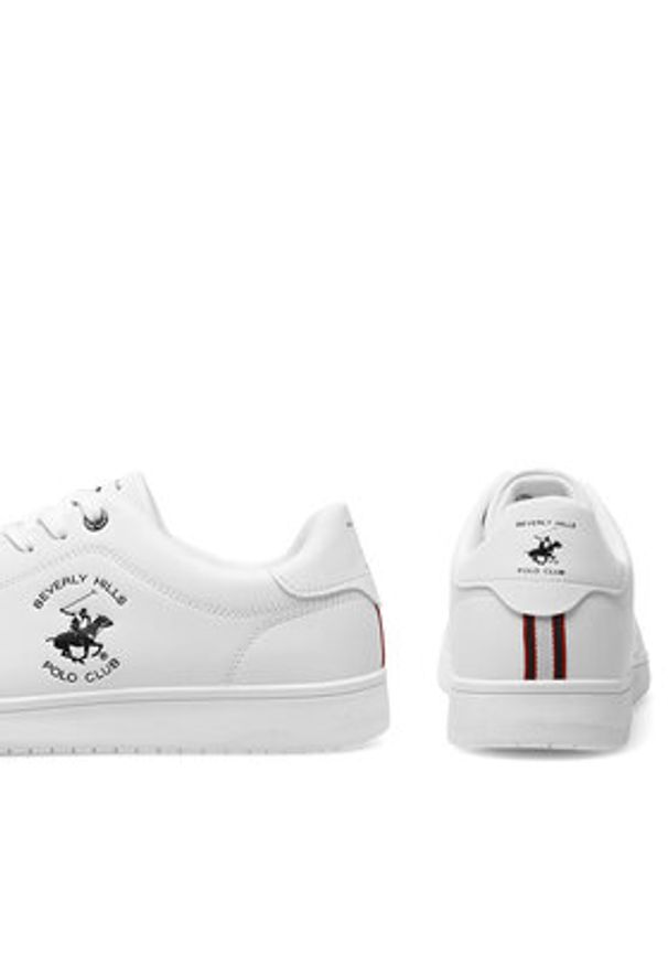 Beverly Hills Polo Club Sneakersy MYL-CE23388A Biały. Kolor: biały. Materiał: syntetyk