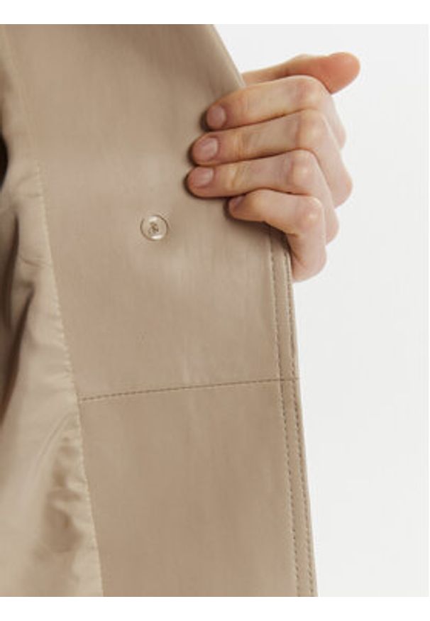 Marella Trencz Baltico 2513441031 Beżowy Regular Fit. Kolor: beżowy. Materiał: skóra