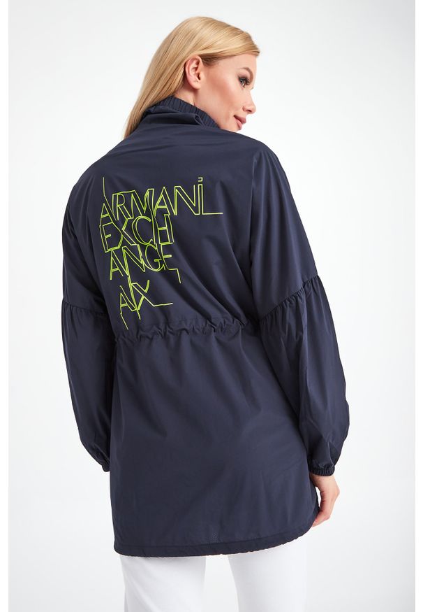 Armani Exchange - PARKA ARMANI EXCHANGE. Typ kołnierza: kołnierzyk stójkowy. Wzór: napisy