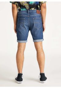 Lee - LEE RIDER SHORT MĘSKIE SZORTY JEANSOWE HAWAII DARK L73FMGFL 112120543. Materiał: jeans #5