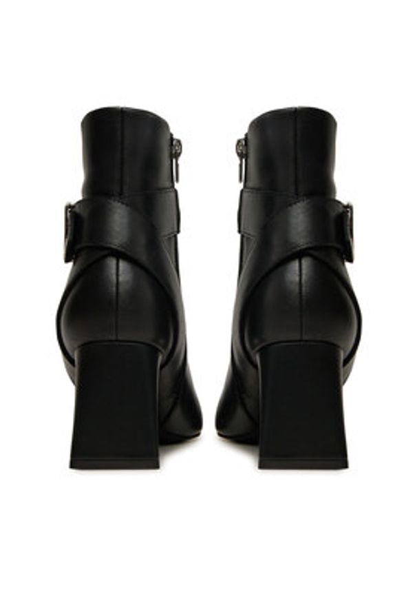 Karl Lagerfeld - KARL LAGERFELD Botki KL31444 Czarny. Kolor: czarny. Materiał: skóra