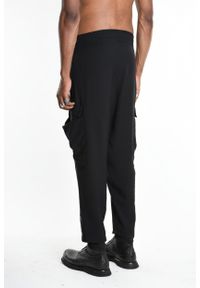 La Haine Inside Us Spodnie | 3M M1247 | Mężczyzna | Czarny. Okazja: na co dzień. Kolor: czarny. Materiał: wiskoza, poliamid. Wzór: aplikacja. Styl: casual, elegancki #2