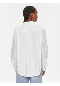 Calvin Klein Koszula K20K206749 Biały Relaxed Fit. Kolor: biały. Materiał: bawełna