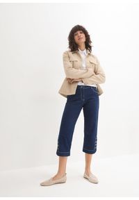 bonprix - Dżinsy rybaczki. Kolor: niebieski. Styl: elegancki #2