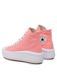 Converse Trampki Chuck Taylor All Star Move A03544C Różowy. Kolor: różowy. Materiał: materiał