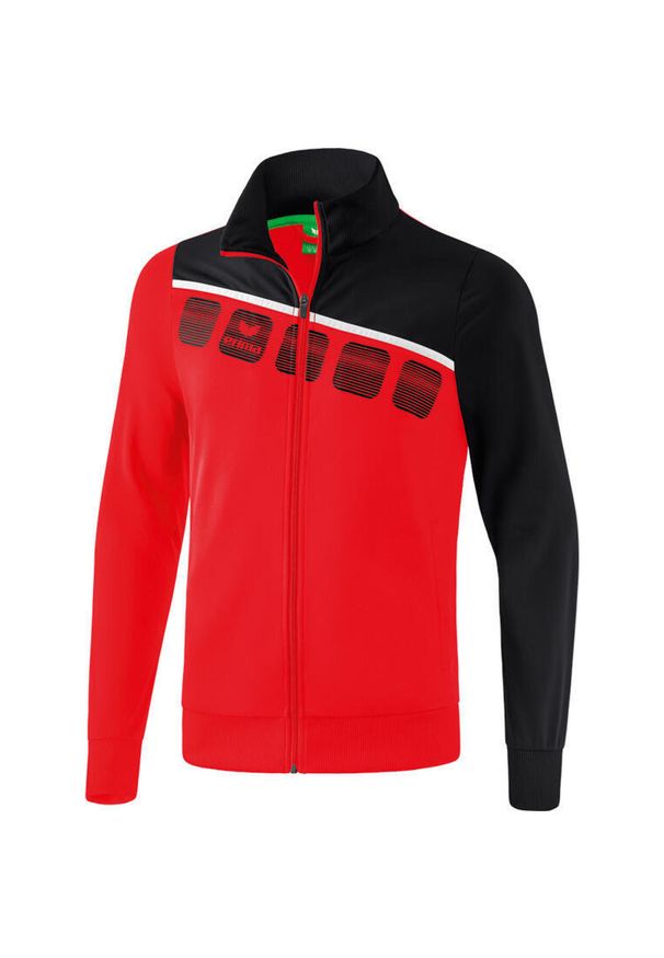 ERIMA - Kurtka poliestrowa Erima 5-C. Kolor: wielokolorowy, czarny, czerwony. Materiał: poliester. Sport: piłka ręczna