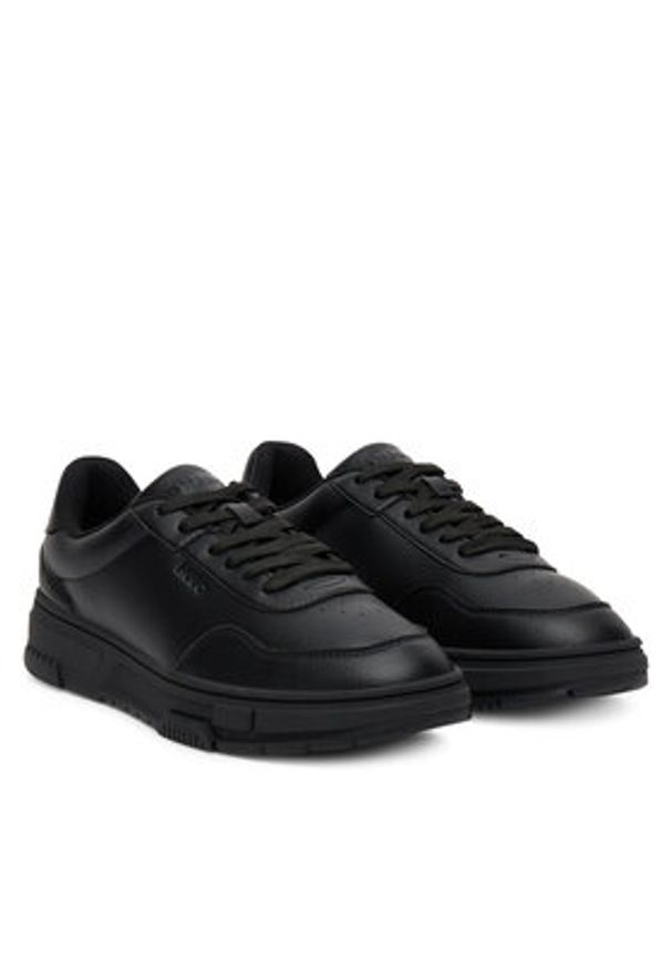 Hugo - HUGO Sneakersy Yarrow 50548507 Czarny. Kolor: czarny. Materiał: skóra