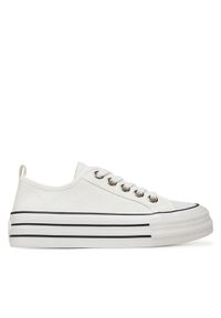 DeeZee Trampki AM25234-D Biały. Kolor: biały. Materiał: materiał