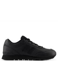 Buty do chodzenia męskie New Balance Nb 515. Zapięcie: sznurówki. Kolor: czarny. Materiał: materiał, syntetyk, tkanina. Szerokość cholewki: normalna. Sport: turystyka piesza