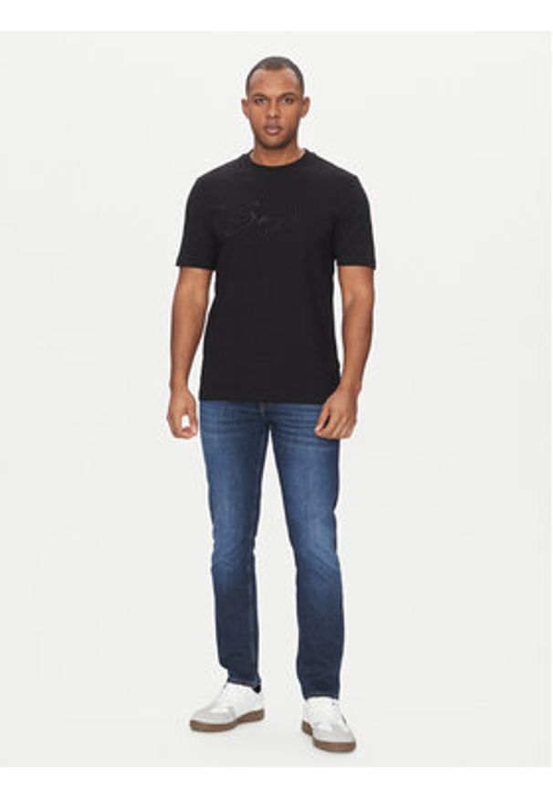 BOSS T-Shirt C-Thompson 70 50531309 Czarny Regular Fit. Kolor: czarny. Materiał: bawełna
