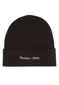 Tommy Jeans Czapka AM0AM11340 Czarny. Kolor: czarny. Materiał: materiał