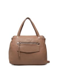 Torebka Puccini BK2211015 Taupe 2B. Kolor: brązowy. Materiał: skórzane #1