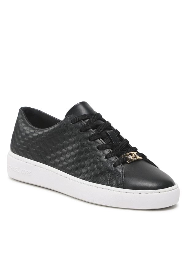 Sneakersy MICHAEL Michael Kors Keaton Lace Up 43T2KTFS1L Black. Kolor: czarny. Materiał: skóra