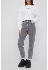 Tommy Jeans jeansy BF6172 DW0DW12372.PPYY damskie high waist. Stan: podwyższony. Kolor: szary #5