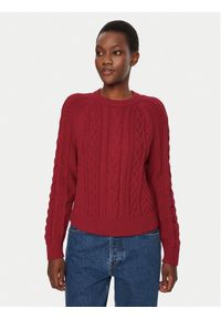 GAP - Gap Sweter 626355-05 Czerwony Regular Fit. Kolor: czerwony. Materiał: bawełna