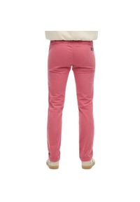 Spodnie turystyczne damskie Superdry Mid Rise. Kolor: różowy. Materiał: elastan, bawełna. Sport: turystyka piesza