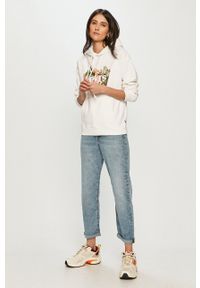 Levi's® - Levi's - Bluza bawełniana. Okazja: na spotkanie biznesowe, na co dzień. Kolor: biały. Materiał: bawełna. Długość rękawa: długi rękaw. Długość: długie. Wzór: nadruk. Styl: biznesowy, casual #5