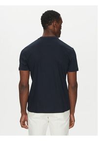 Marciano Guess T-Shirt 5GHI08 6323A Granatowy Regular Fit. Kolor: niebieski. Materiał: lyocell