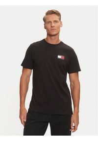 Tommy Jeans T-Shirt Essential Flag DM0DM20740 Czarny Slim Fit. Kolor: czarny. Materiał: bawełna #1