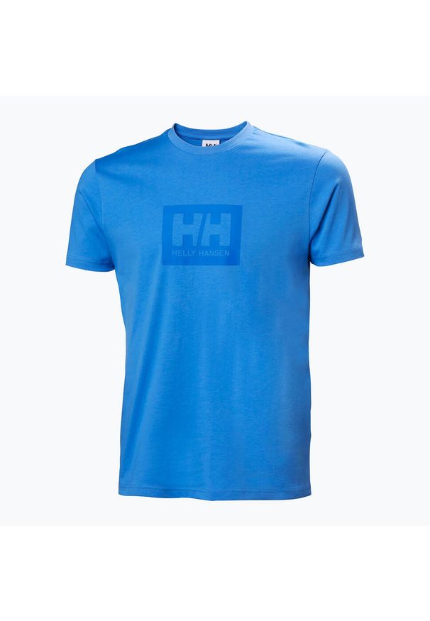 Koszulka męska Helly Hansen HH Box ultra. Kolor: niebieski
