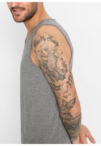 bonprix - Tank top (3 szt.). Kolor: szary. Długość rękawa: bez rękawów #2