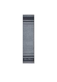 Max Mara Leisure Szalik Colibri 2426546028 Szary. Kolor: szary. Materiał: wełna, materiał