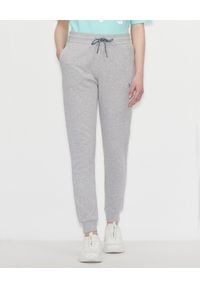 Armani Exchange - ARMANI EXCHANGE - Szare spodnie dresowe. Stan: podwyższony. Kolor: szary. Materiał: dresówka #1