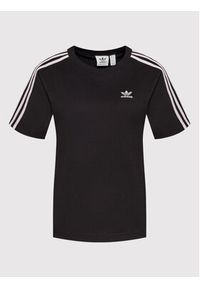 Adidas - adidas T-Shirt HF7533 Czarny Regular Fit. Kolor: czarny. Materiał: bawełna #5