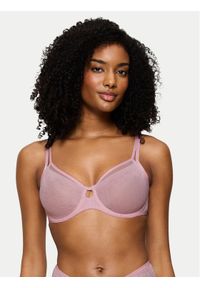 Triumph Biustonosz z fiszbiną Signature Sheer 10215906 Różowy. Kolor: różowy. Materiał: syntetyk