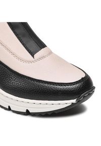 Rieker Sneakersy N6352-60 Beżowy. Kolor: beżowy. Materiał: materiał #4