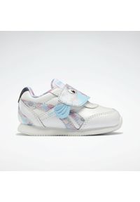 Buty do chodzenia niemowlęce Reebok Royal CL Jogger. Zapięcie: rzepy. Kolor: wielokolorowy, różowy, niebieski. Materiał: guma, materiał, tkanina, syntetyk. Szerokość cholewki: normalna. Model: Reebok Royal. Sport: turystyka piesza