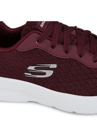 skechers - Skechers Sneakersy Eye To Eye 12964/BURG Bordowy. Kolor: czerwony. Materiał: materiał