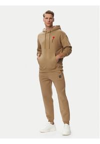 Hugo - HUGO Bluza Diflow 50574451 Beżowy Relaxed Fit. Kolor: beżowy. Materiał: bawełna #3