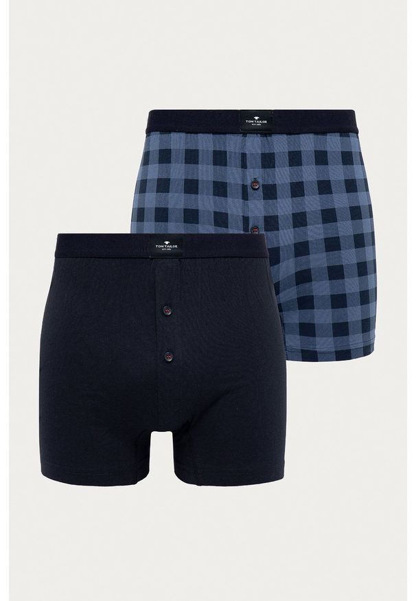 Tom Tailor - Bokserki (2-pack). Kolor: niebieski