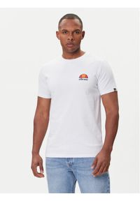 Ellesse T-Shirt Canaletto SHS04548 Biały Regular Fit. Kolor: biały. Materiał: bawełna