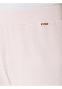 Guess Spodnie dresowe O4BB02 K7611 Różowy Regular Fit. Kolor: różowy. Materiał: bawełna #2